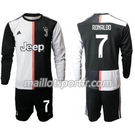 Maillot de Foot Juventus Ronaldo 7 Enfant Domicile 2019/20 ML